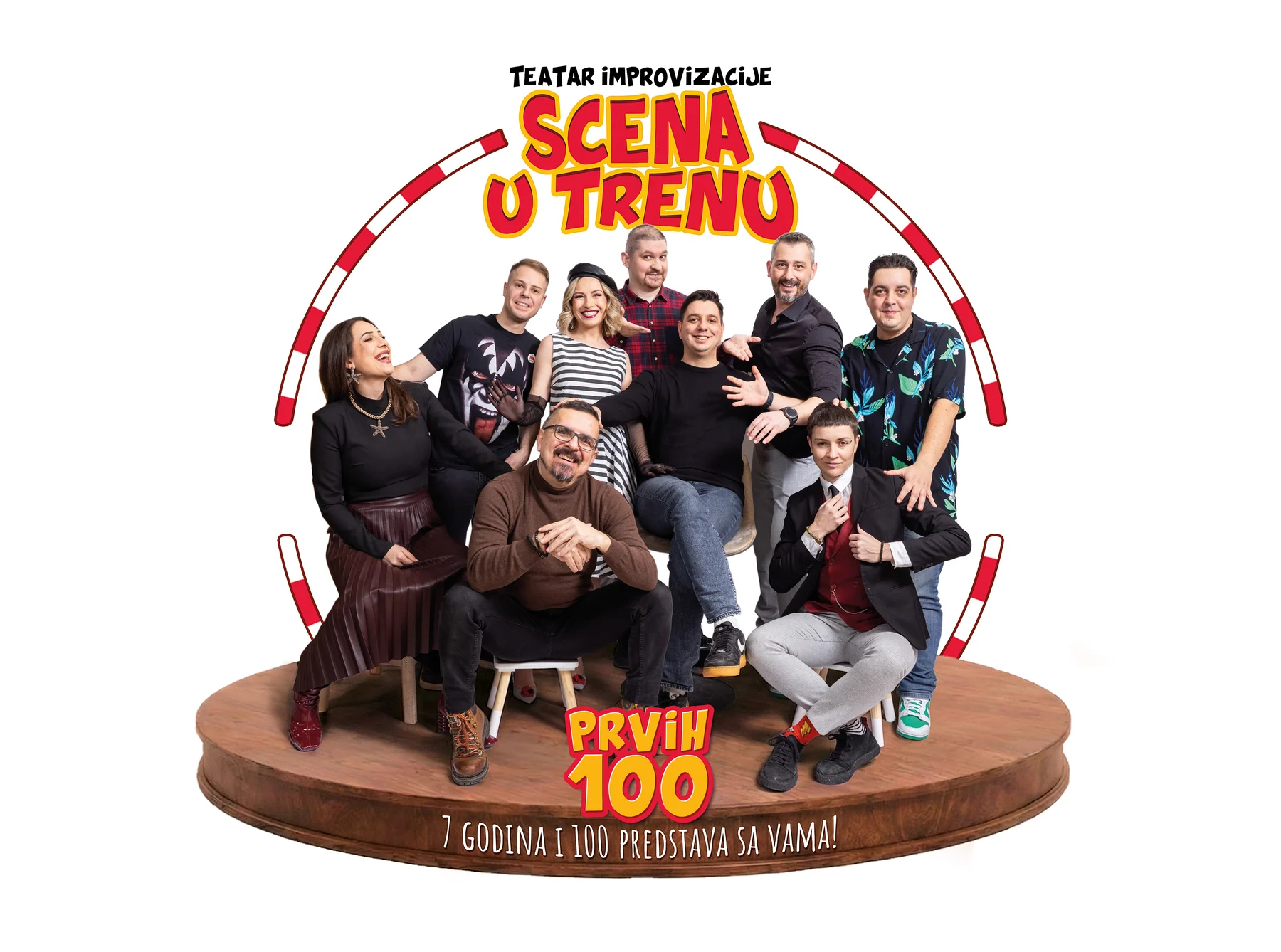 Final artwork for the Scena u Trenu billboard